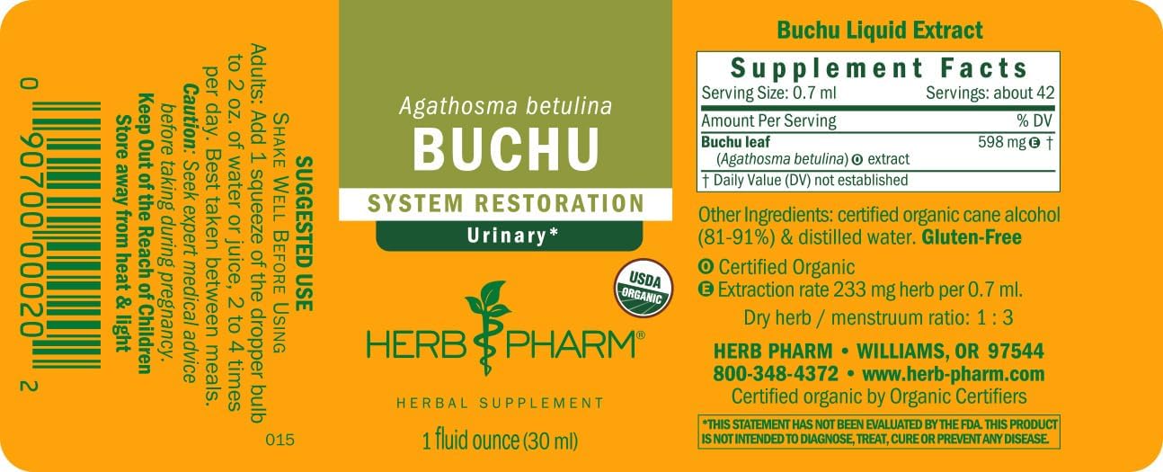 Buchu Liquid Extract by Herb Pharm
