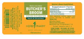 Butcher's Broom Liquid Extract by Herb Pharm