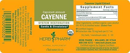 Cayenne Liquid Extract by Herb Pharm