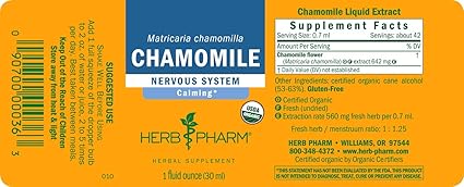 Chamomile Liquid Extract by Herb Pharm