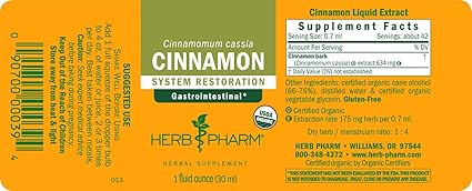 Cinnamon Liquid Extract by Herb Pharm