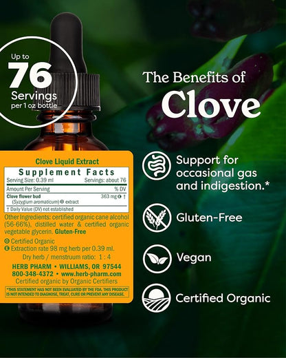 Cloves Liquid Extract by Herb Pharm