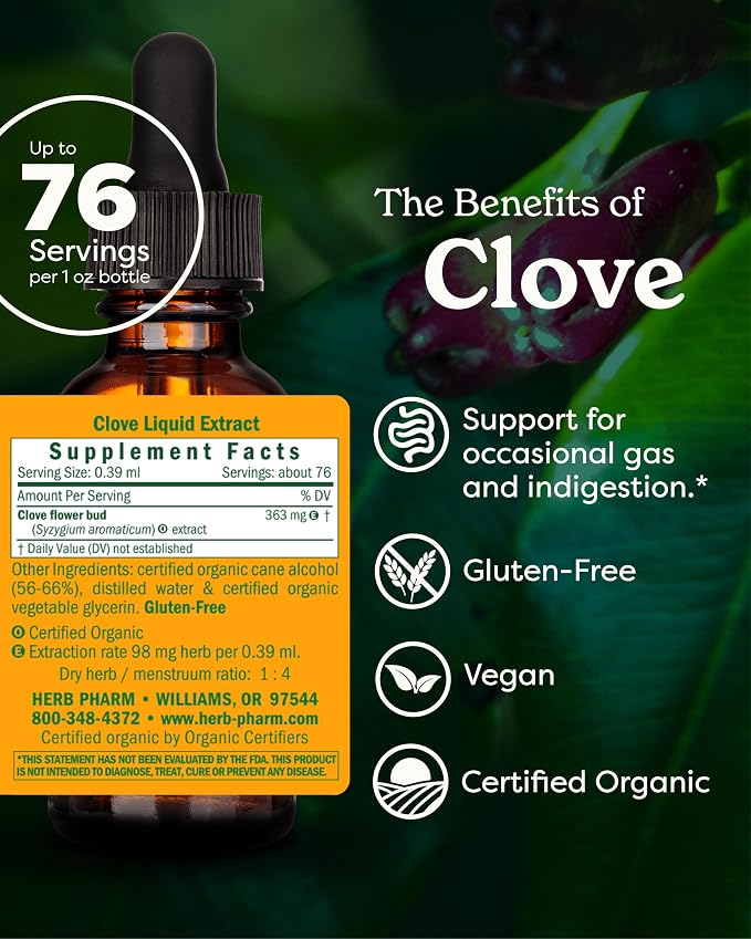 Cloves Liquid Extract by Herb Pharm