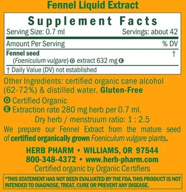 Fennel Liquid Extract by Herb Pharm