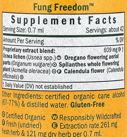 Fung Freedom Herbal Liquid by Herb Pharm