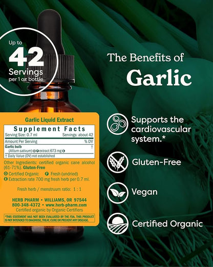 Garlic Liquid Extract by Herb Pharm