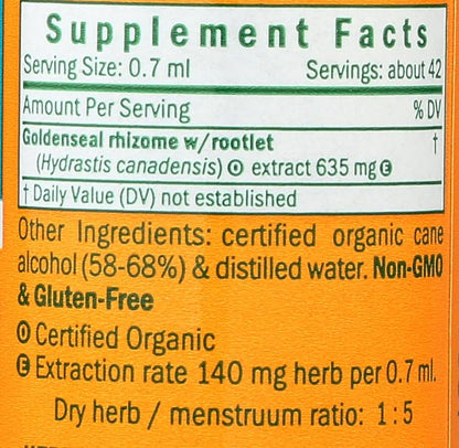 Goldenseal Liquid Extract by Herb Pharm