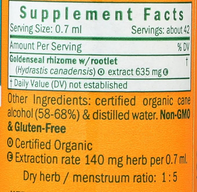 Goldenseal Liquid Extract by Herb Pharm