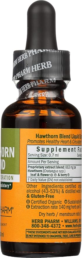 Hawthorn Liquid Extract by Herb Pharm