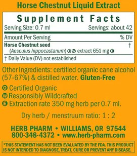Horse Chestnut Liquid Extract by Herb Pharm
