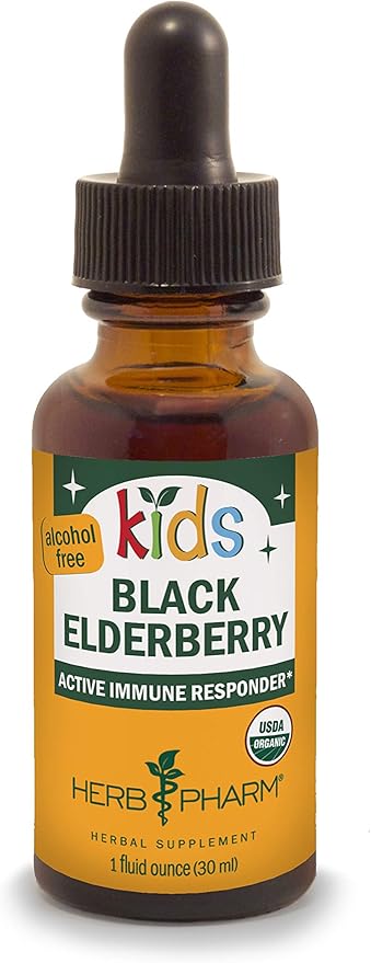 Black Elderberry Liquid Extract for Kids by Herb Pharm