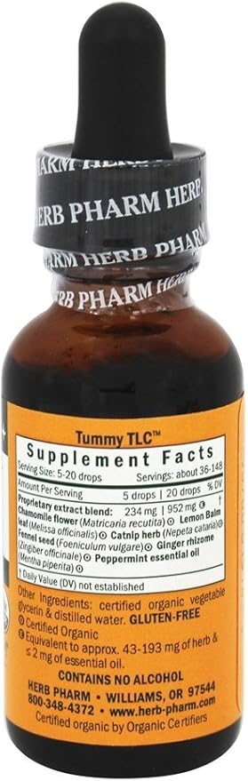 Tummy TLC Liquid for Kids by Herb Pharm