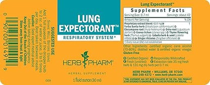 Lung Expectorant Liquid by Herb Pharm