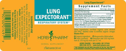 Lung Expectorant Liquid by Herb Pharm