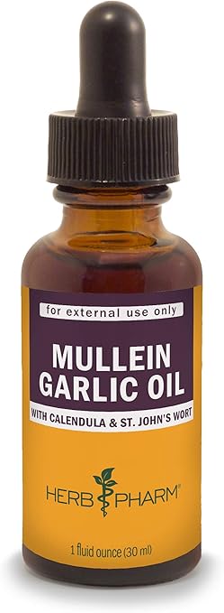 Mullein Garlic Ear Oil by Herb Pharm