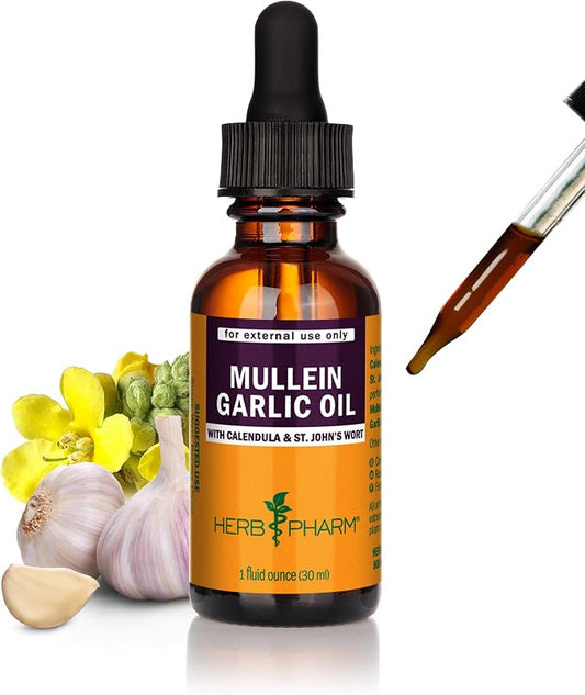 Mullein Garlic Ear Oil by Herb Pharm