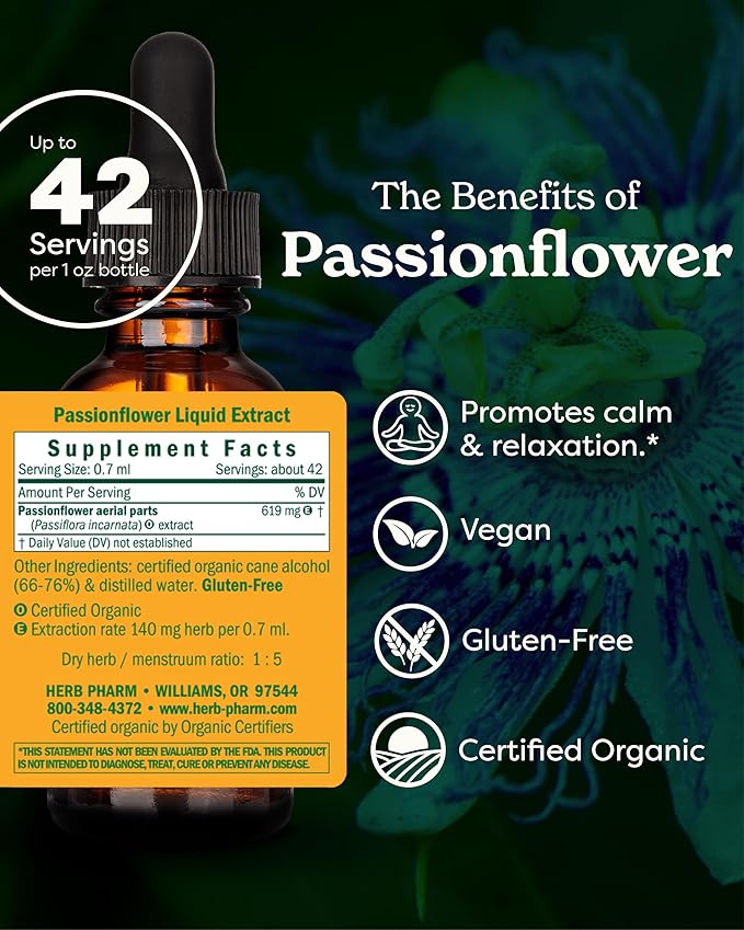 Passionflower Liquid Extract by Herb Pharm