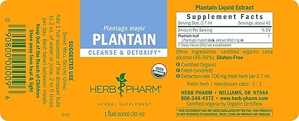 Plantain Liquid Extract by Herb Pharm