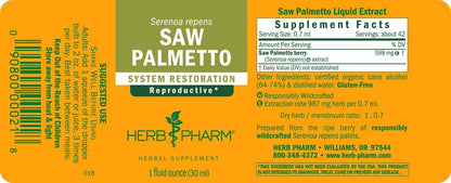 Saw Palmetto Liquid Extract by Herb Pharm