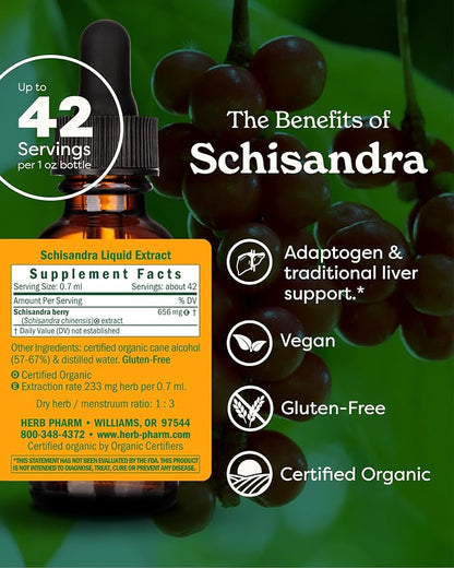 Schisandra Liquid Extract by Herb Pharm