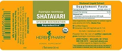 Shatavari Liquid Extract by Herb Pharm