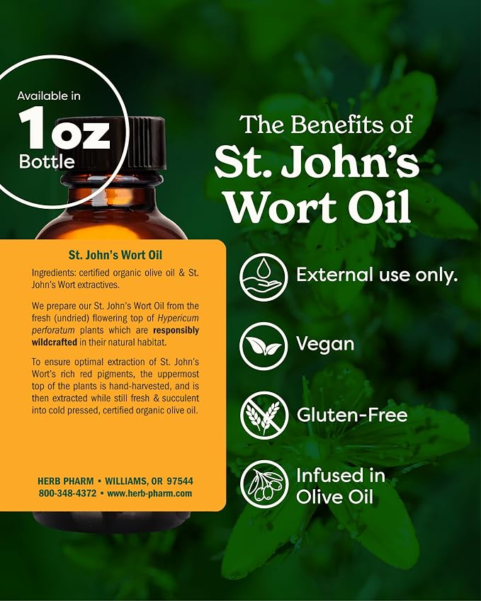 St John's Wort External Oil by Herb Pharm