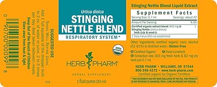 Stinging Nettle Liquid Extract by Herb Pharm