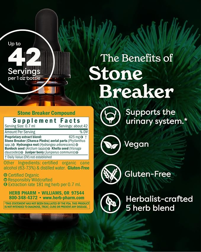 Stone Breaker Liquid Tincture by Herb Pharm