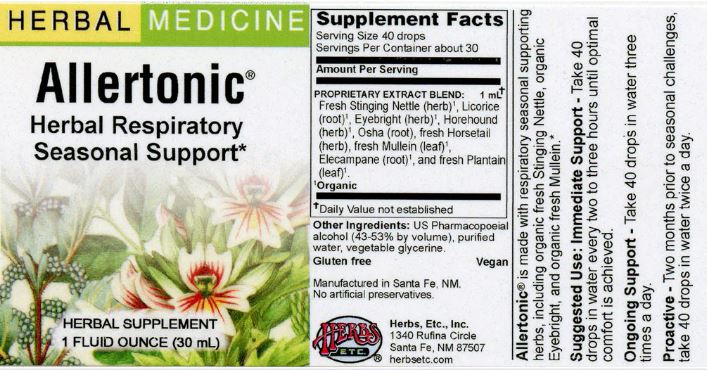 Allertonic Liquid Tincture by Herbs Etc