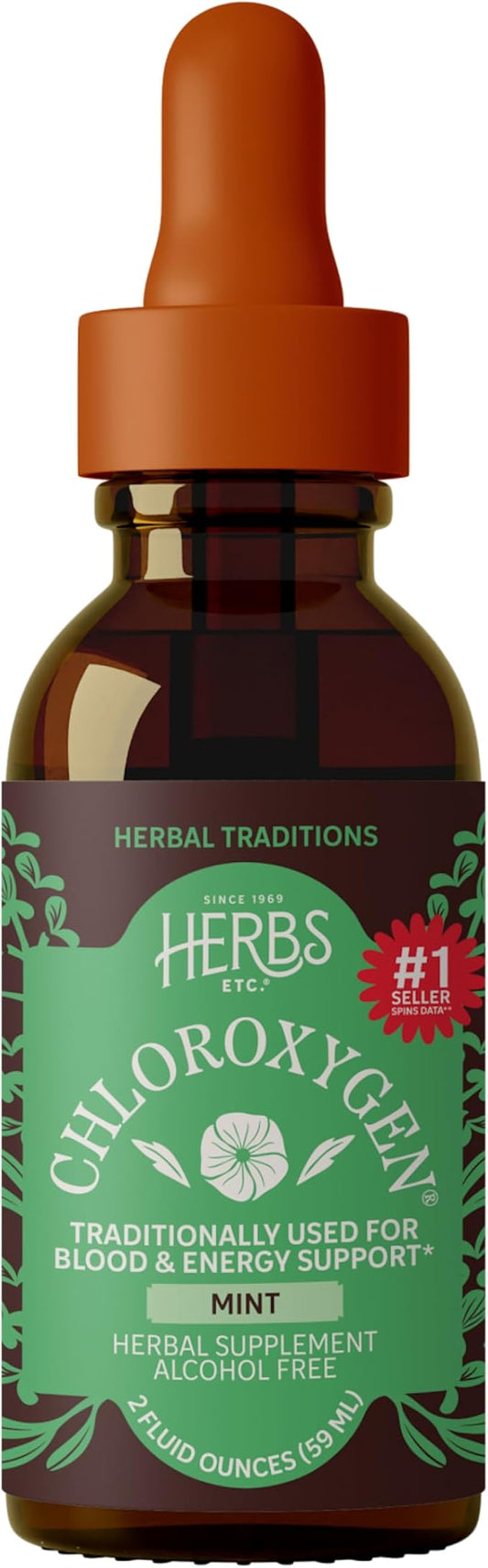 ChlorOxygen Liquid Alcohol Free Mint Flavor by Herbs Etc