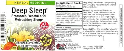 Deep Sleep Softgels by Herbs Etc