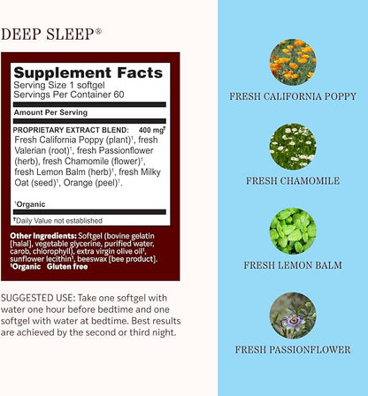 Deep Sleep Softgels by Herbs Etc