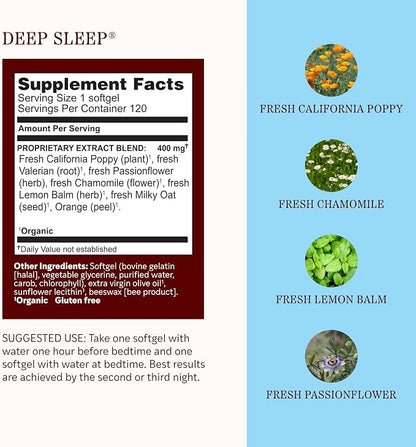 Deep Sleep Softgels by Herbs Etc