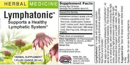 Lymphatonic Liquid Tincture by Herbs Etc