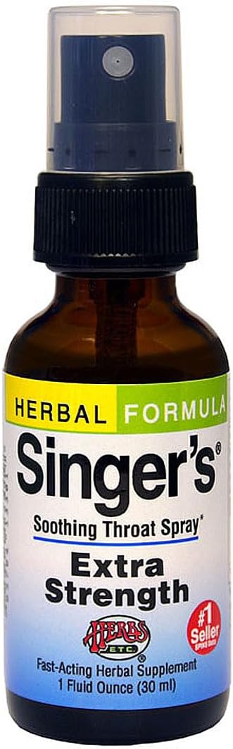 Singer's Extra Strength Soothing Throat Spray by Herbs Etc