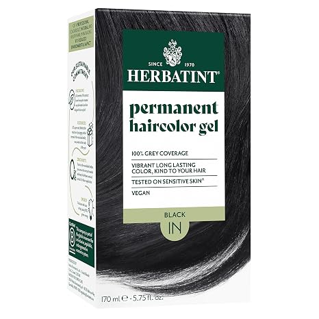Black Permanent Hair Color by Herbatint