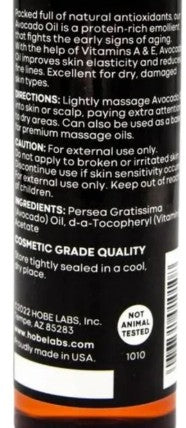 Avocado Body Oil by Hobe Labs