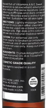 Sweet Almond Body Oil by Hobe Labs
