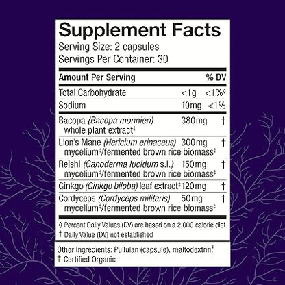 MycoBotanicals Brain Mushroom Capsules by Host Defense