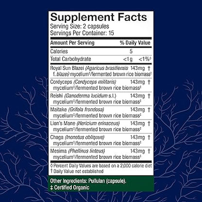 Stamets 7 Mushroom Capsules by Host Defense