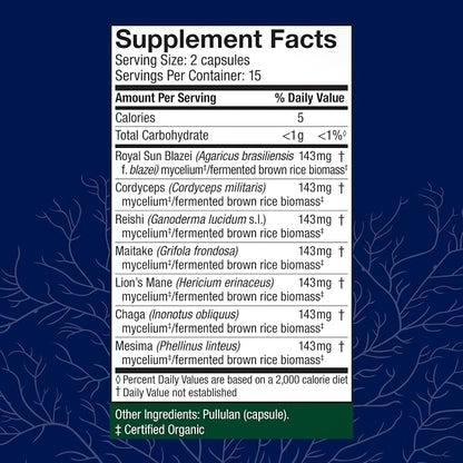 Stamets 7 Mushroom Capsules by Host Defense