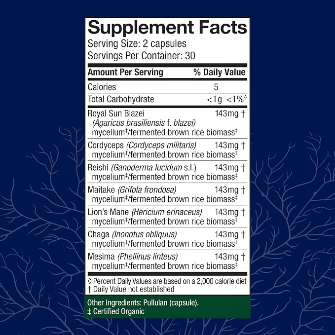 Stamets 7 Mushroom Capsules by Host Defense
