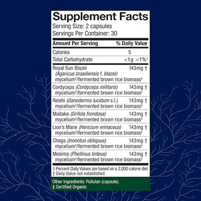 Stamets 7 Mushroom Capsules by Host Defense