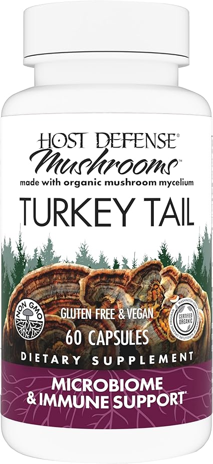 Turkey Tail Mushroom Capsules by Host Defense