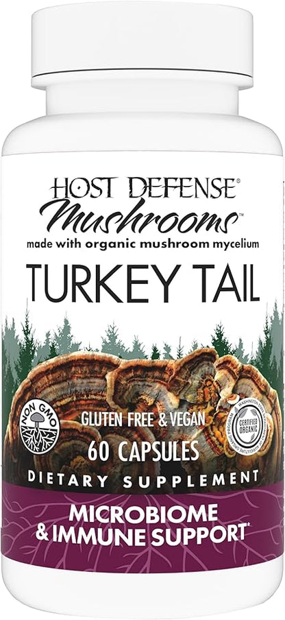 Turkey Tail Mushroom Capsules by Host Defense