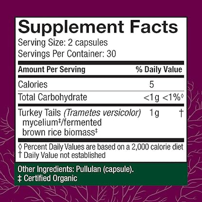 Turkey Tail Mushroom Capsules by Host Defense