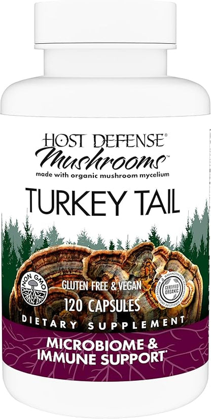 Turkey Tail Mushroom Capsules by Host Defense