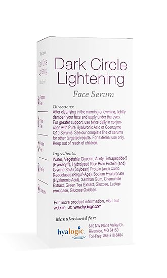 Dark Circle Lightening Serum by Hyalogic