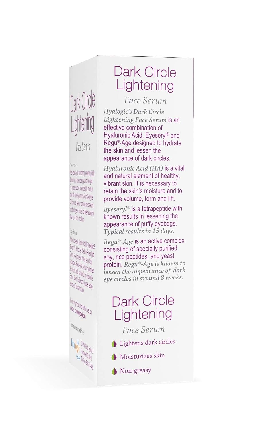 Dark Circle Lightening Serum by Hyalogic