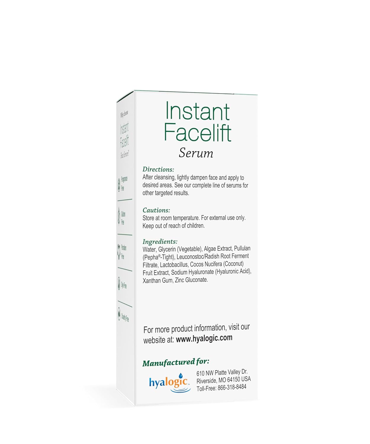 Instant Face Lift Serum by Hyalogic